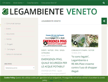 Tablet Screenshot of legambienteveneto.it
